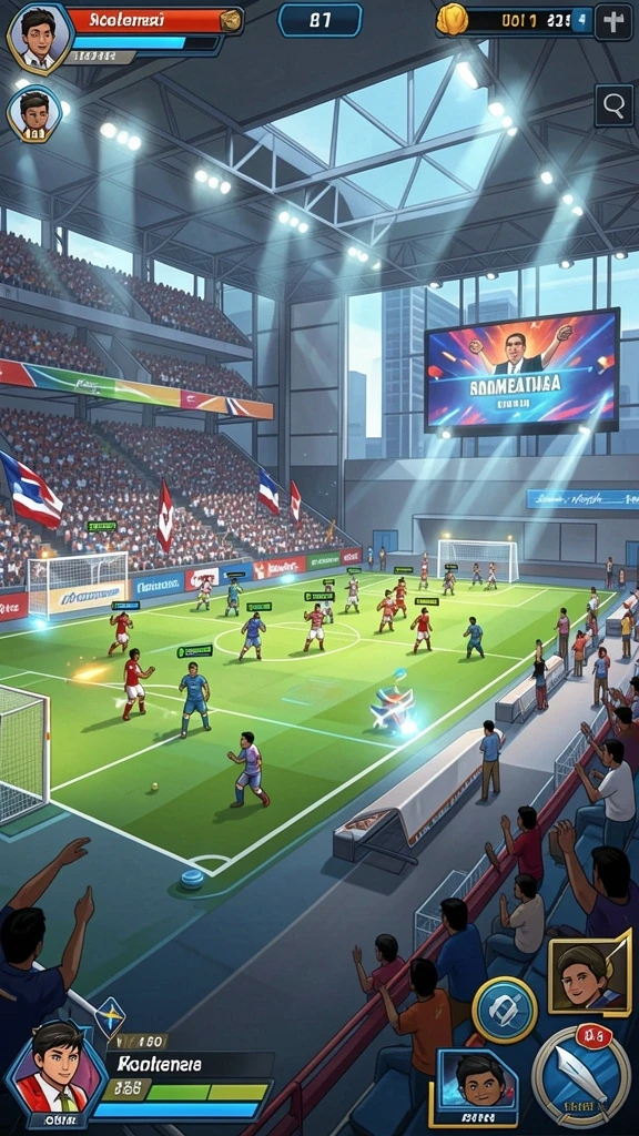 tv888 - Mode multiplayer yang memungkinkan bersaing dengan teman.